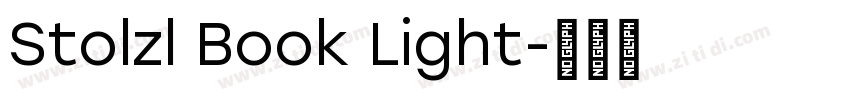 Stolzl Book Light字体转换